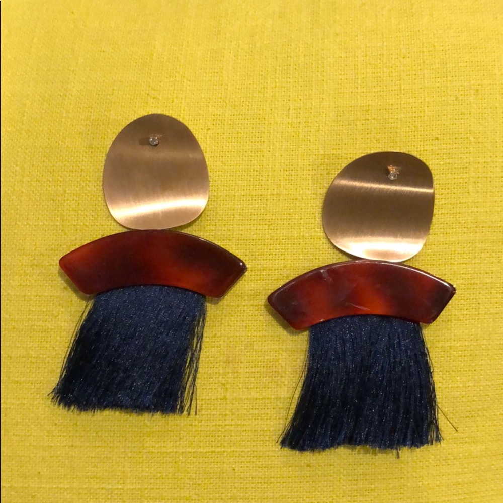 Zara statement earrings